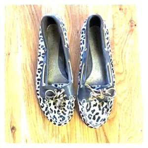 Sperry Leopard Print Boat Shoes